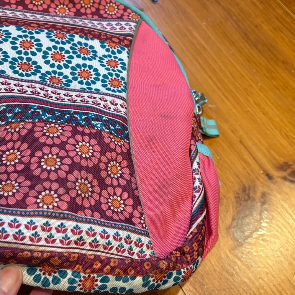 GARNET HILL KIDS Girls BoHo Floral Pink Backpack K-5 - Picture 3 of 10